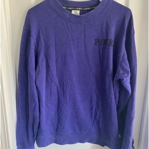 Pink Victoria Secret small purple pullover sweatshirt